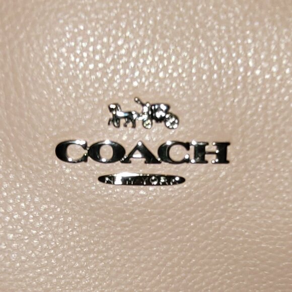 Coach Pink Pebbled Leather Bay Tote - Picture 3 of 13